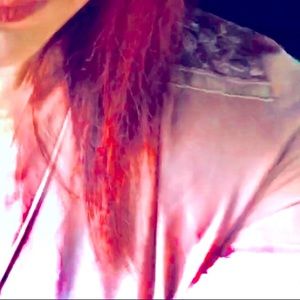 Blouse in peaches pink